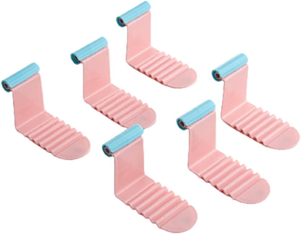 Sheet Fixing Clips Plastic Invisible Non-Slip Clips Quilt Bedspread Clips Fasteners Fasteners Anti-Running Mattress e (Color : Multi-Colored) (Multicolor)