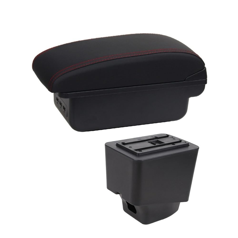 Car Armrests Compatible With Renault For Captur Kaptur Armrest Box Central Store Content Storage Dual Layer Ashtray USB Charging Car Accessories