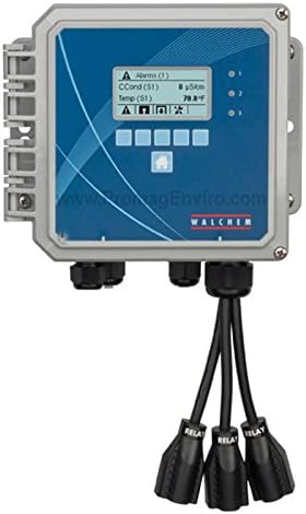 Walchem Conductivity Controller for Cooling Towers, Includes Probe, 120 VAC
