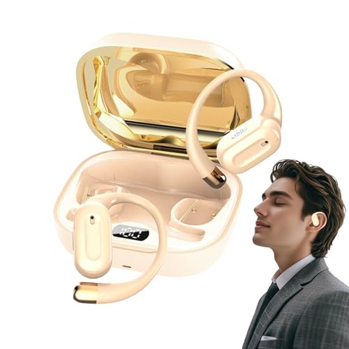 Auriculares inalámbricos de oreja abierta deportivos ligeros clip orejas para mujer
