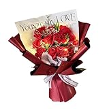 * 【Utilisation polyvalente】: Cette fleur de savon est plus qu'un simple cadeau, c'est aussi une expérience. Le destinataire peut profiter du processus de bain avec les fleurs de savon parfumées