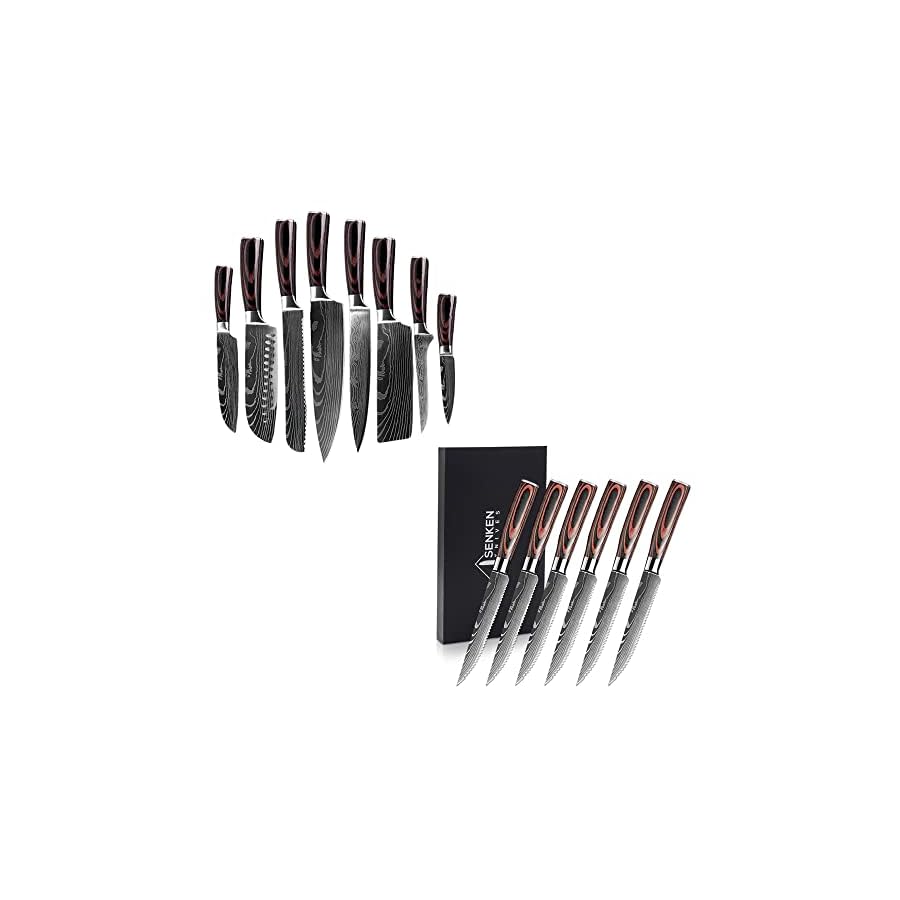 SENKEN-14-piece-Japanese-Kitchen-Knife-Set-Imperial-Collection SENKEN 14-piece Japanese Kitchen Knife Set - Imperial Collection