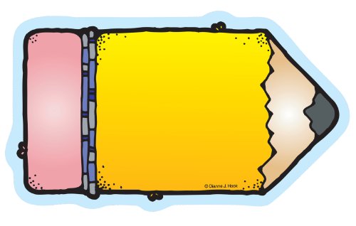 Amazon.com: Carson Dellosa 36-Piece Chunky Pencil Bulletin Board Cutouts,  Large Yellow Pencil Cutouts for Bulletin Board,Pencil Classroom Cutouts for  Elementary Classroom Decor : D.J. Inkers: Office Products