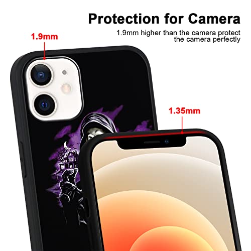 Ootbao 2 Pack Cool Phone Case For Apple Iphone 11 Case 6.1", Scream Horror Movie Printed, Cute Skull Pattern Design For Women Men Boys Girls, Soft Tpu Black Cases Funda Para Iphone11, Ghost Face #TOP3