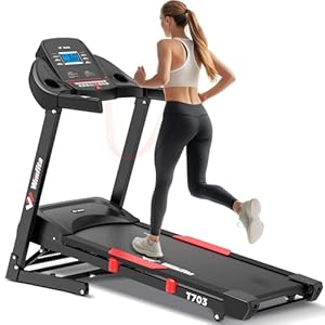 Treadmill with 15% Auto Incline, 300 LBS Capacity and 10 MPH Max Speed, 4HP Folding Treadmills for Home Features 18” x 50” Belt, Bluetooth, APP, 64 Preset Programs and 3 Countdown Modes