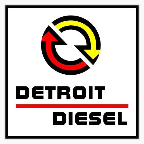 Vision Signs Detroit Diesel Sticker Bumper Sticker Vinyl Decal 5