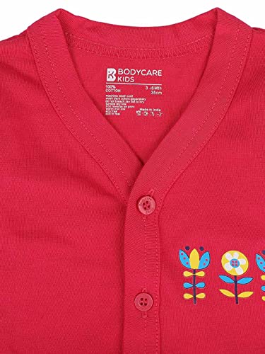 Image of BODYCARE Unisex Regular Fit Vest Front Open Full Sleeves Pack Of 3
