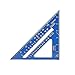 Mr. Pen- Rafter Square, 7 Inch, Blue, Aluminum Alloy Speed Square 7 Inch, Triangle Ruler for Roofing, Framing, Woodworking and Accurate Angle Layouts