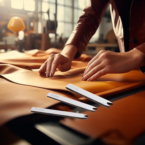 Esquirla 3x Conjunto de furadores de couro Ferramentas para artesanato em couro Ferramentas manuais