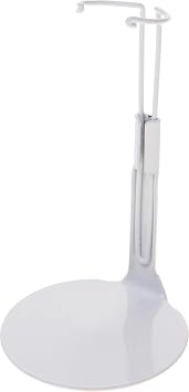 Kaiser Doll Stand 1101, Box of 12 - White Doll Stands for Small 5" to 6" Dolls and Action Figures