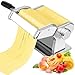 Alyoen Nudelmaschine, Pasta Maker, Aluminiumlegierung Pastamaschine mit 9 Einstellbaren Stärkeeinstellungen und 2 Schneidern, Nudelmaschine Manuell für Nudeln, Spaghetti, Fettuccine, Lasagna