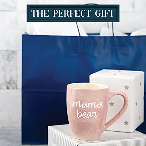 Mom Life Mama Bear Pink Large 20 Oz Ceramic Coffee Mug Tea Cup, Pink #TOP5