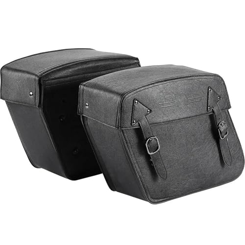 Image of washangshuang Motorcycle Side Bag Saddlebag 32L for Harley Sportster XL883 Travel Luggage