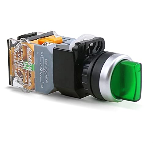 Interruptor de botón giratorio de 22 mm para evitar fallos de posición en paneles de 12V 5