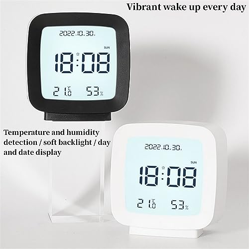 Despertador digital contra el aire seco con pantalla de clima 8