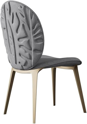 Sillas de comedor, sillas de comedor tapizadas modernas sin brazos Cocina y sala de estar, Sillas para comedor (gris)