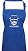 Grembiule da cucina, Breaking Bad White Cook Heisenberg, Chemistry Walter, culto, Misto cotone, Royal, 72 x 86 cm
