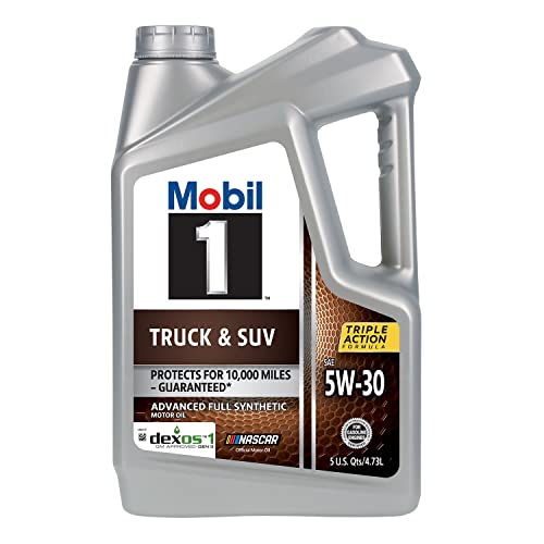 Mobil 1 Truck & SUV Full Synthetic Motor Oil 5W-30, 5 Quart