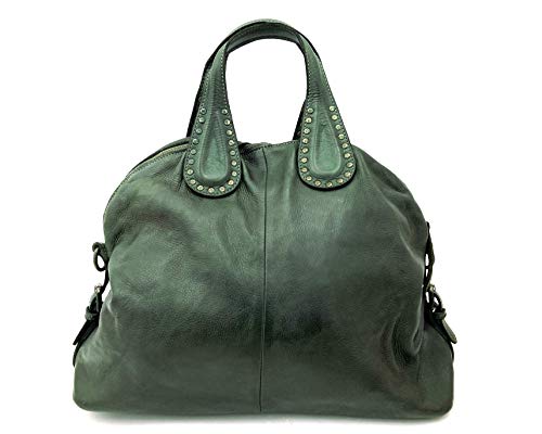 Sac cuir vintage IBERICA porté épaule : résolvez le manque d'espace avec style italien