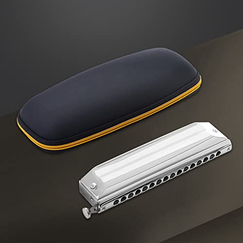 MEIeynt Harmonica Chromatique en C, 16 Trous 64 Tons Harmonica Orgue À Bouche Chromatique pour Adultes, Professionnels… - Les Beatles, Paul McCartney, John Lennon, RIngo Starr, George Harrison MEIeynt Harmonica Chromatique en C, 16 Trous 64 Tons Harmonica Orgue À Bouche Chromatique pour Adultes, Professionnels… – Image 4
