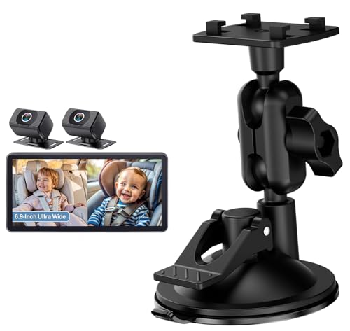 Image of Yakry Y13 Windshield Suction Cup Mount Bracket for 6.9 inch Display Monitor of Baby Car Camera Compatible with Model Y13