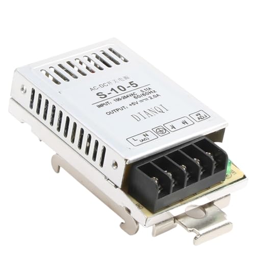 KNWHGGKCV 1pc switching power supply Din rail 10W 5V 2a power supply ac ac to switching power supply led driver S-10-5