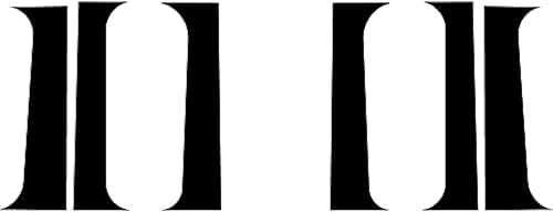 Rvinyl Moldura de ventana de poste de pilar compatible con Jeep Gladiator 2020-2023 - Mate (negro)