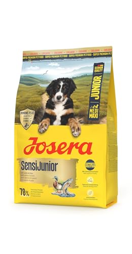 JOSERA SensiJunior mit Lachs & Ente (1 x 3 kg) | Premium Trockenfutter für Sensitive Welpen | Optimale Entwicklung | Immune Plus für EIN intaktes Immunsystem | glutenfrei | 1er Pack