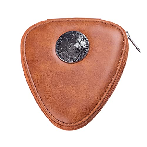 BDBHY Porte-clés en Cuir PU Porte-médiators De Guitare Porte-clés Plectres Sac Étui De Rangement Sac À Fermeture Éclair - Les Beatles, Paul McCartney, John Lennon, RIngo Starr, George Harrison BDBHY Porte-clés en Cuir PU Porte-médiators De Guitare Porte-clés Plectres Sac Étui De Rangement Sac À Fermeture Éclair