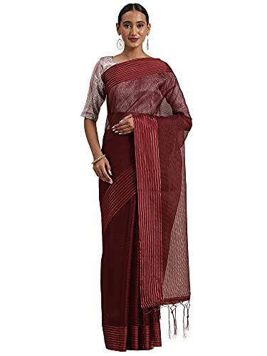 Image of AKHILAM Women's Casual Fancy net Solid Saree with Unstitched Blouse Piece(NIYATI44 M Parent)