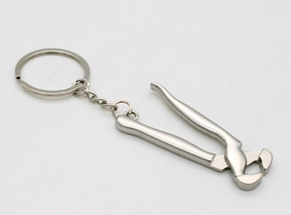 WANLIAN 4pcs Mini Wrench Tool Keychain Metal Spanner Keyring Pendant Key Holder Organizer Keyfob Gift for Men Women Multitool Keychain Tool Keychains