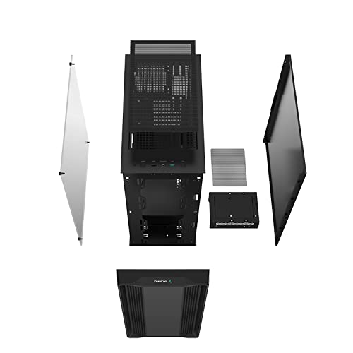 Gabinete Gamer DeepCool CC560 (Mid Tower, Lateral em Vidro, 1xUSB 3.0, 1xUSB2.0)