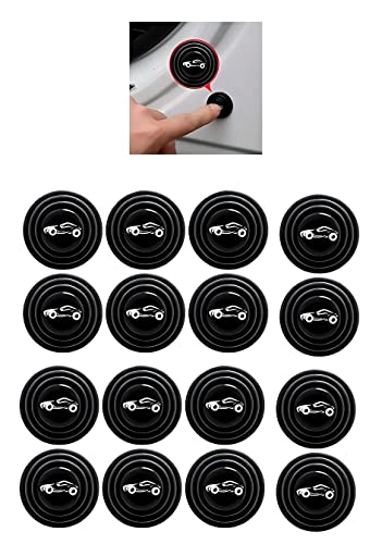 Golden Sparrow Car Door Shock Absorber Car Door Protector Stickers, Buffer Bumper Cushion Car Door Shock Absorbing Silicone Gaskets Automotive Door Gasket 16PCS (Mahindra TUV 300) Golden Sparrow Car Door Shock Absorber Car Door Protector Stickers, Buffer Bumper Cushion Car Door Shock Absorbing Silicone Gaskets Automotive Door Gasket 16PCS (Mahindra TUV 300)