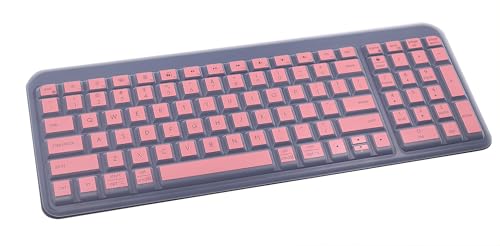 Protector de teclado de silicona compatible con Logitech K250 miniatura 1