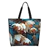 JZMTY Fashion Unique Twilight Petals Tote Bag for Women - Light Crossbody Shopping Bag for Daily Use #1