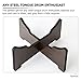 ERINGOGO Stand Drum Stand Snare Drum Stand Tongue Drum Bracket Wood Steel Tongue Drum Folding Stand Steel Drum Stand Drum Holder for Percussion Instrument 8/ 10inch Brown Floor Stand Floor Snare