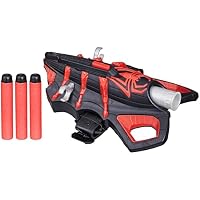 Marvel Nerf Spider-Man Miles Morales Thwip-Tech Blaster, Includes 3 Darts, Web Shooter, Role Play Toy for Ages 5+