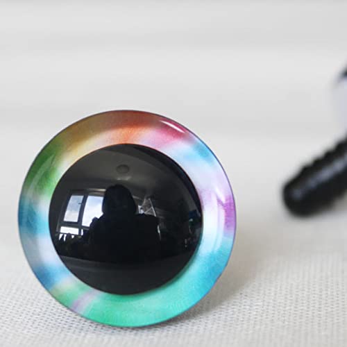 20Pcs 16-50Mm Safety Eyes For Dolls Colorful Crochet Amigurumi Animal Craft Doll Diy Making Accessories Plastic Toy Eyes #TOP4