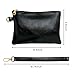 K.E.J. Women Wallet Wristlet Clutch Purses for Women Small Purses Black Clutch Bag Ladies Wallet Zipper Purse Female Christmas Gifts