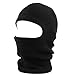 The Hat Depot Made in USA Unisex Ski Mask Winter Hat (Black)