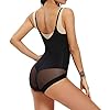 Shapewear-Bodysuit-for-Women-Tummy-Control-Full-Body-Shaper-Open-Bust-Waist-Trainer-Bodysuit JOYSHAPER Shapewear Bodysuit for Women Tummy Control Full Body Shaper Open Bust Waist Trainer Bodysuit (Black (Mesh Butt), Medium)