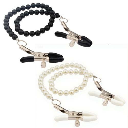 Nipple Clamp Adjustable Pressure Pearl Body Chains Necklace