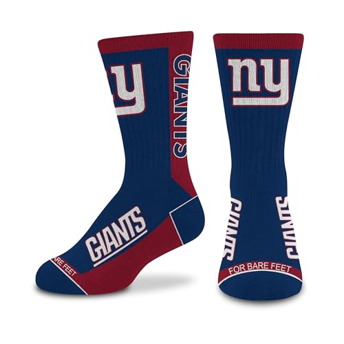 Image of For Bare Feet NFL Unisex Kids Nfl Mvp Crew Sock Youth