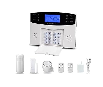 Wireless Home Security Alarm System (WiFi and GSM)