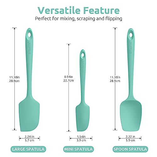 U-Taste BASICEUST05-SET3-AS-US Silicone Baking Spatula Set: 480ºf High Heat Resistant thumb #1