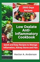 Low Oxalate Anti-Inflammatory Cookbook: Quick and Easy Recipes to Manage Inflamatory, Kidney Stone and Pain B0CWKLR951 Book Cover