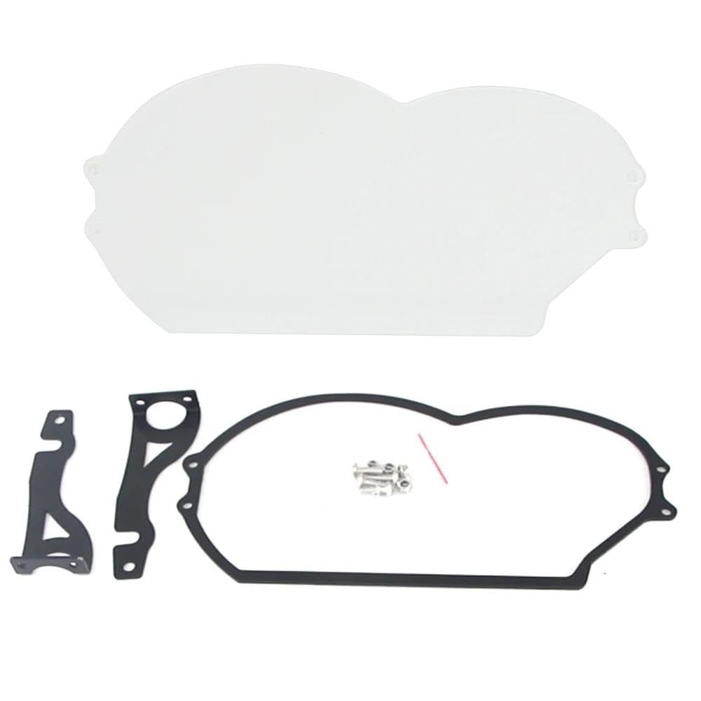 Protezione Faro Moto Per BMW R 1200 GS / R1200GS GSA (2007-2012) - Copertura Griglia In Acciaio Inox Per Radiatore E Lente Faro (Nero) - 2