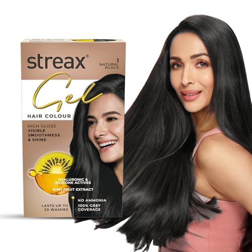 Streax Gel Hair Colour Natural Black