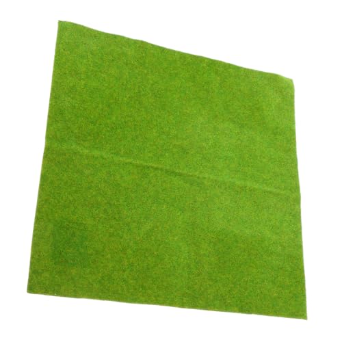 iplusmile Fausse Herbe Maquette en Plastique pour Décor de Paysage DIY, Tapis de Gazon Synthétique Vert, pour Mini Landscaping et Projets de Famille ou Amis