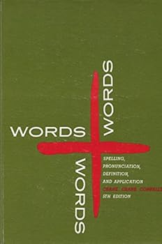 Hardcover Words Spelling, Pronunciation, Definition, and Application Book